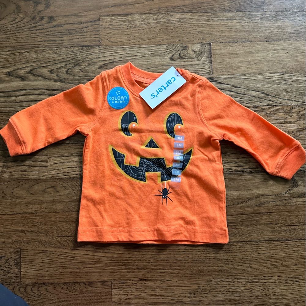 NWT Carter’s Halloween Shirt, 3 months